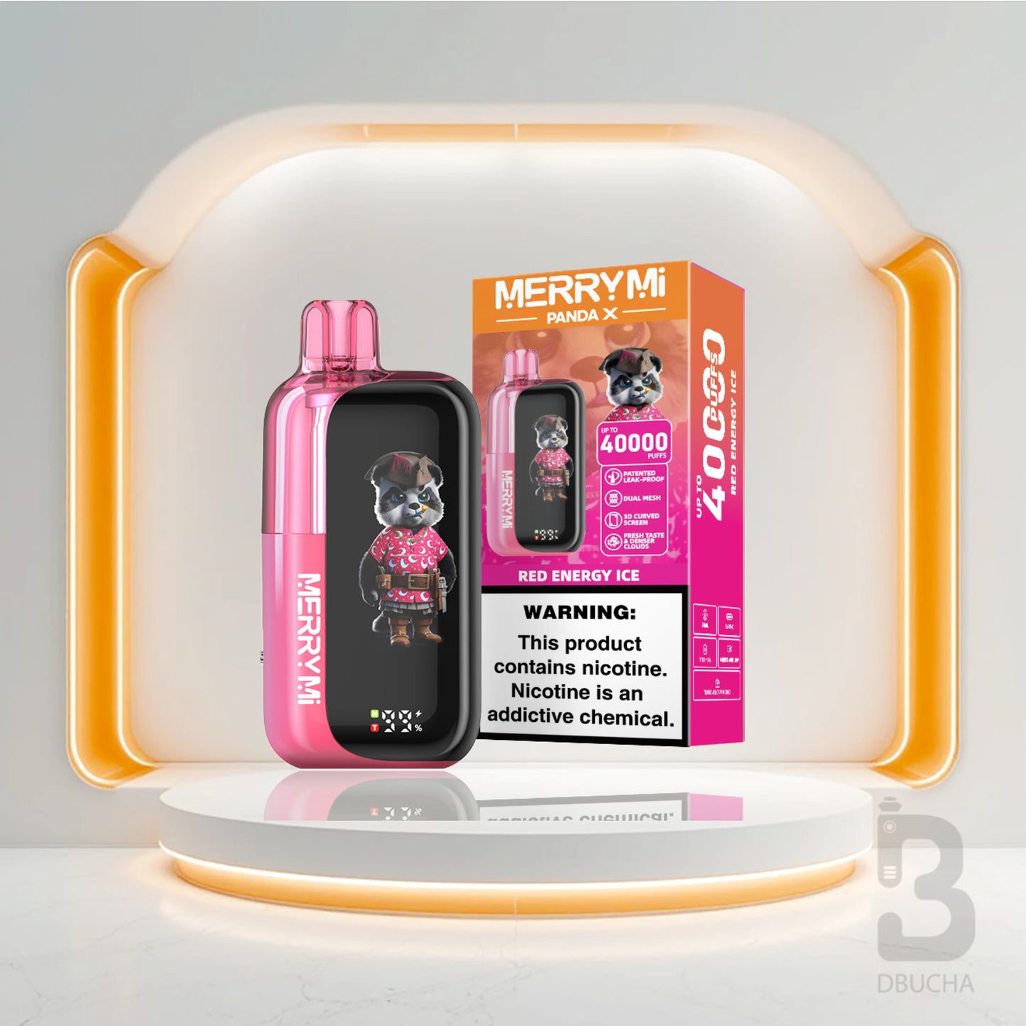 Jednorazówki - E papieros - Polska - MerryMi - Panda X - 40K - Red Energy Ice - Najtańsze