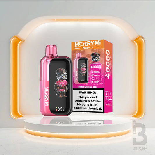 Jednorazówki - E papieros - Polska - MerryMi - Panda X - 40K - Red Energy Ice - Najtańsze