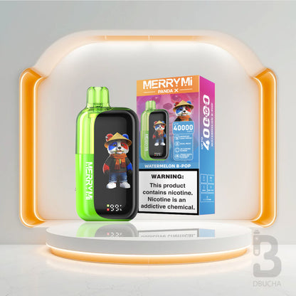 Jednorazówki - E papieros - Polska - MerryMi - Panda X - 40K - Watermelon B Pop - Najtańsze