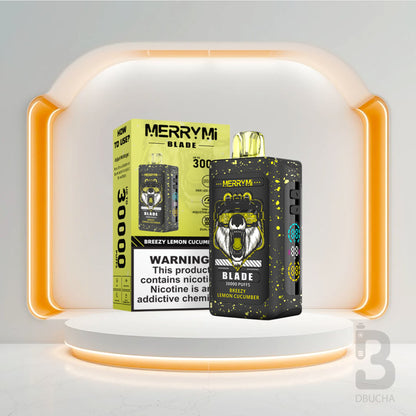 Jednorazówki - E papieros - Polska - MerryMi - Blade - 30K - Breezy Lemon Cucumber - Najtańsze