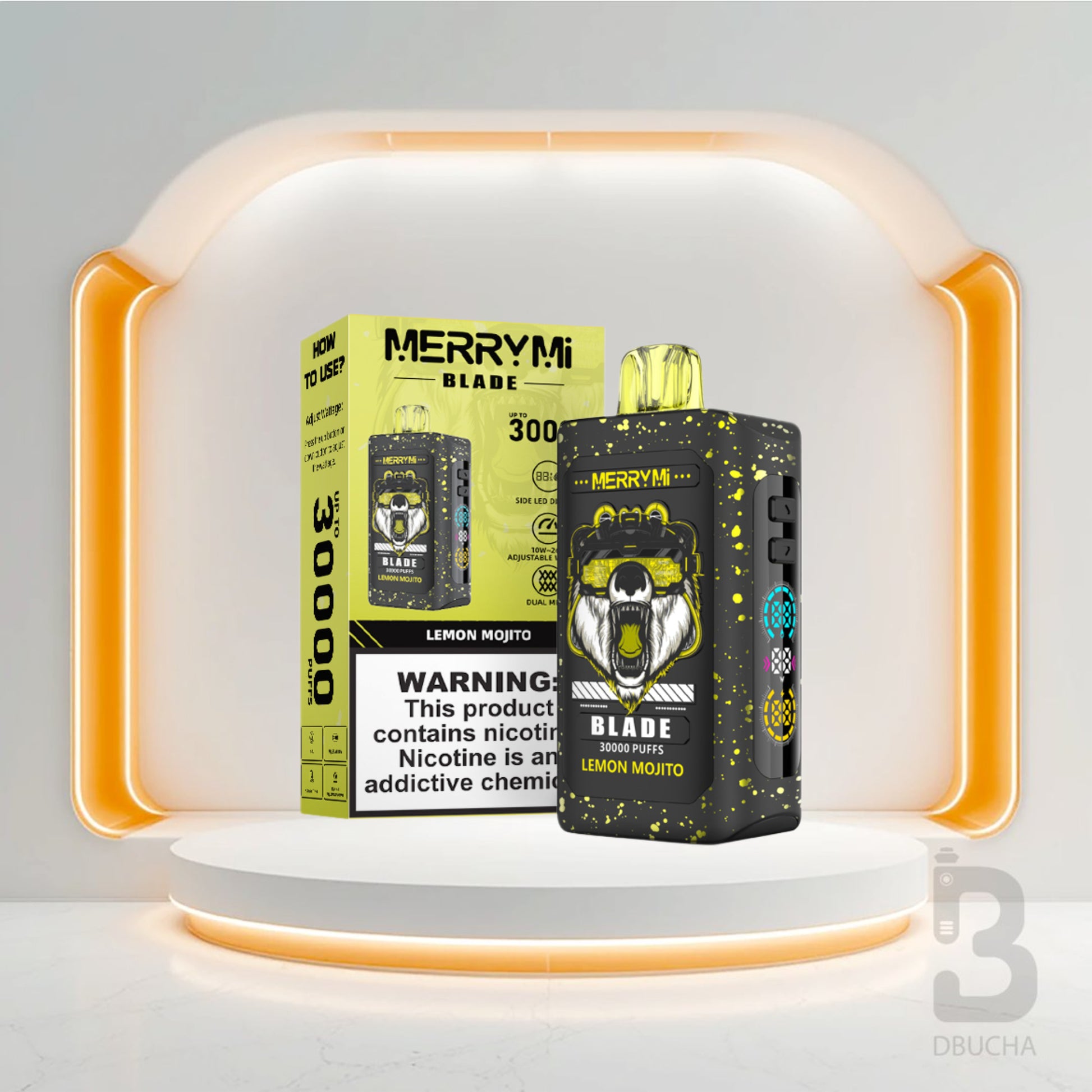 Jednorazówki - E papieros - Polska - MerryMi - Blade - 30K - Lemon Mojito - Najtańsze