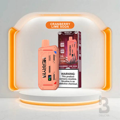 Jednorazówki - E papieros - Polska - MerryMi - M-Mecha - 16K - Cranberry Lime Soda - Najtańsze