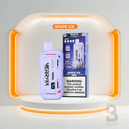 Jednorazówki - E papieros - Polska - MerryMi - M-Mecha - 16K - Grape Ice - Najtańsze