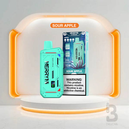 Jednorazówki - E papieros - Polska - MerryMi - M-Mecha - 16K - Sour Apple - Najtańsze