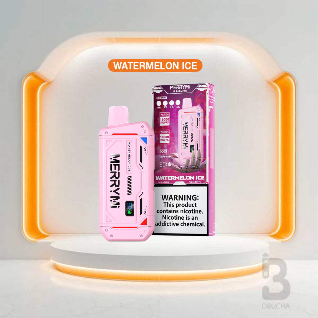 Jednorazówki - E papieros - Polska - MerryMi - M-Mecha - 16K - Watermelon Ice - Najtańsze