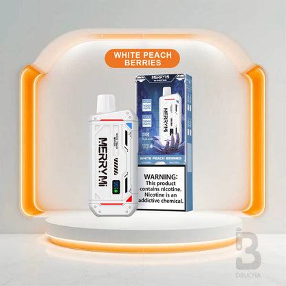 Jednorazówki - E papieros - Polska - MerryMi - M-Mecha - 16K - White Peach Berries - Najtańsze