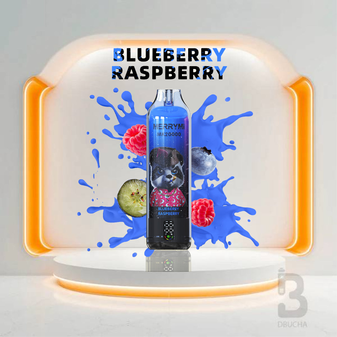 Jednorazówki - E papieros - Polska - MerryMi - MK20000 - 20K - Blueberry Raspberry - Najtańsze