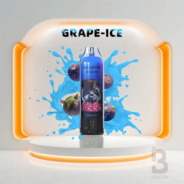 Jednorazówki - E papieros - Polska - MerryMi - MK20000 - 20K - Grape Ice - Najtańsze