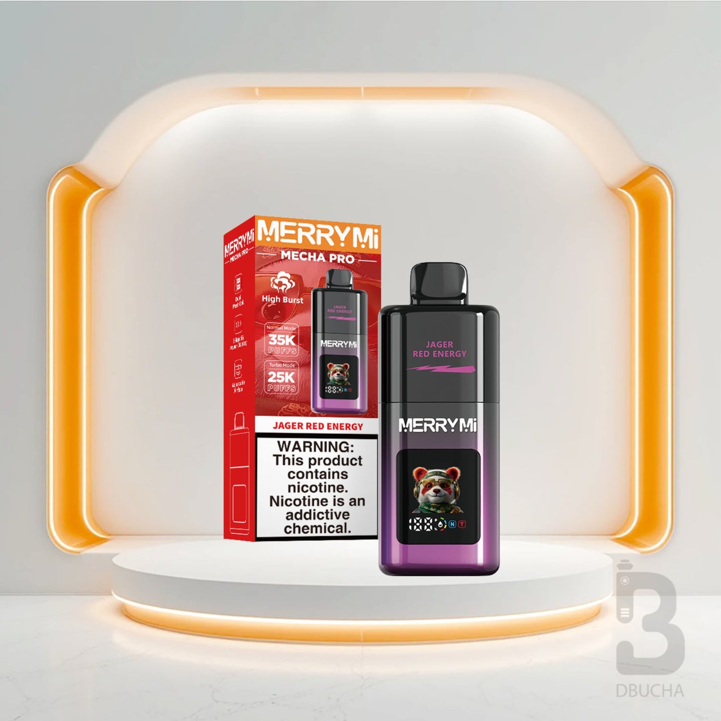 Jednorazówki - E papieros - Polska - MerryMi - Mecha Pro - 35K - Jager Red Energy - Najtańsze