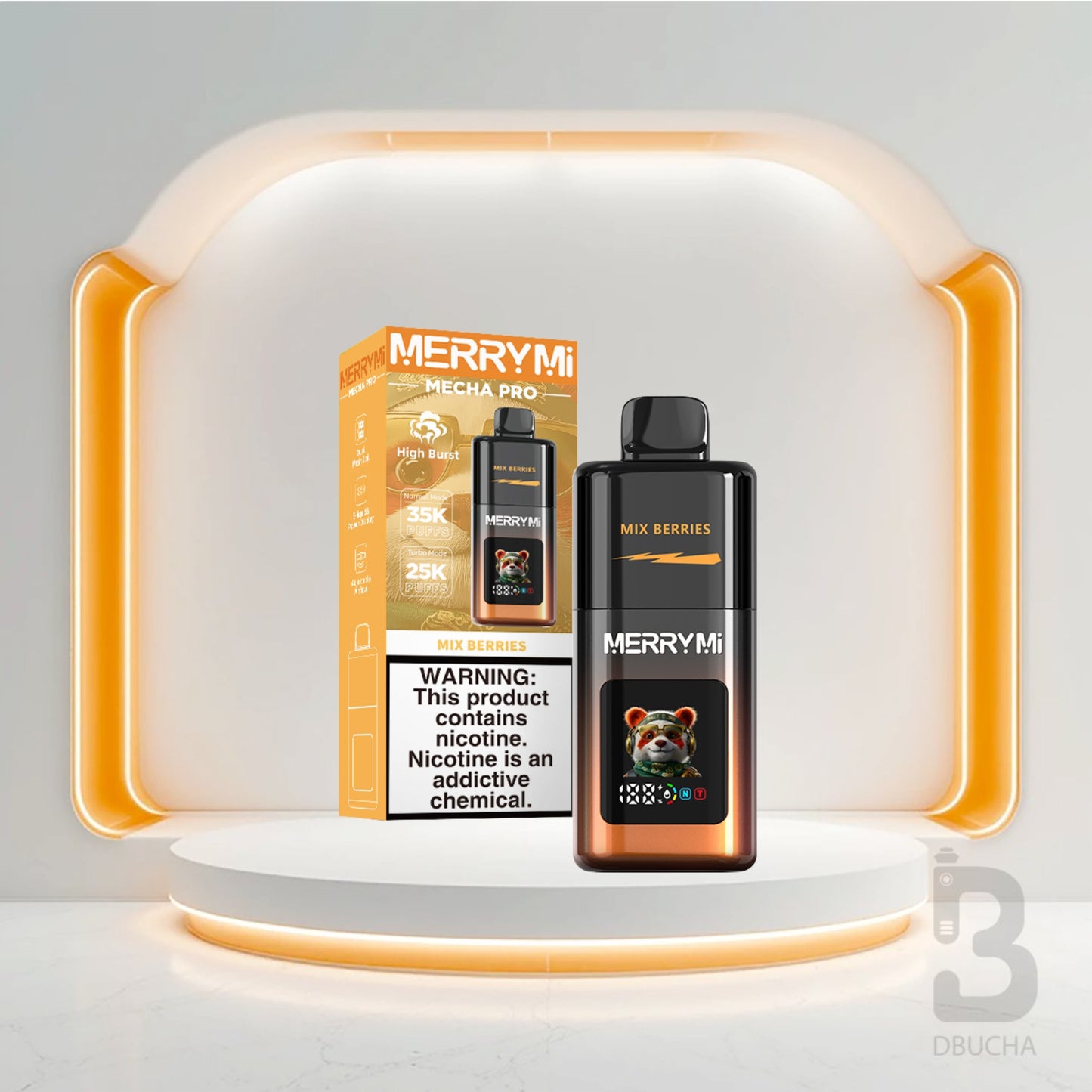 Jednorazówki - E papieros - Polska - MerryMi - Mecha Pro - 35K - Mixed Berries - Najtańsze