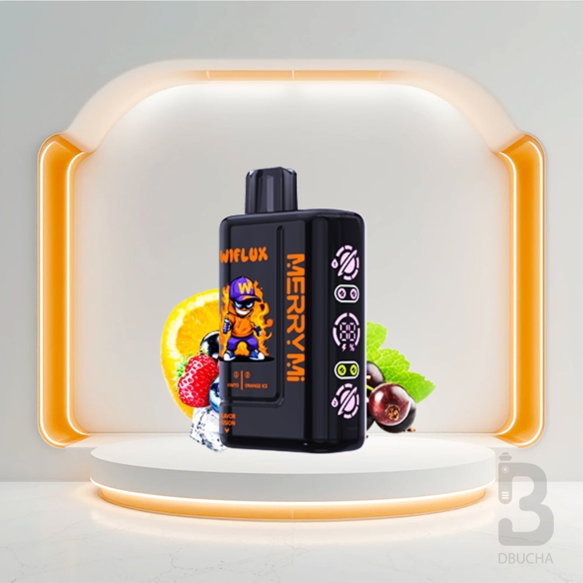 Jednorazówki - E papieros - Polska - MerryMi - Wiflux - 24K - Vimto & Orange Ice - Najtańsze
