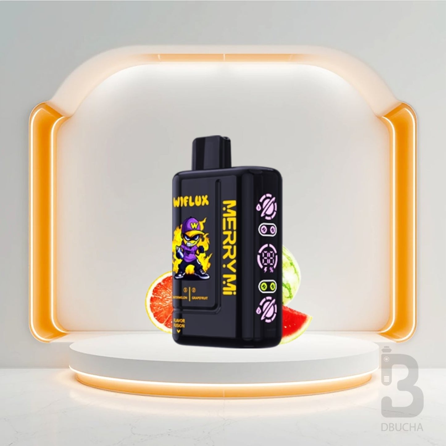 Jednorazówki - E papieros - Polska - MerryMi - Wiflux - 24K - Watermelon & Grapefruit - Najtańsze