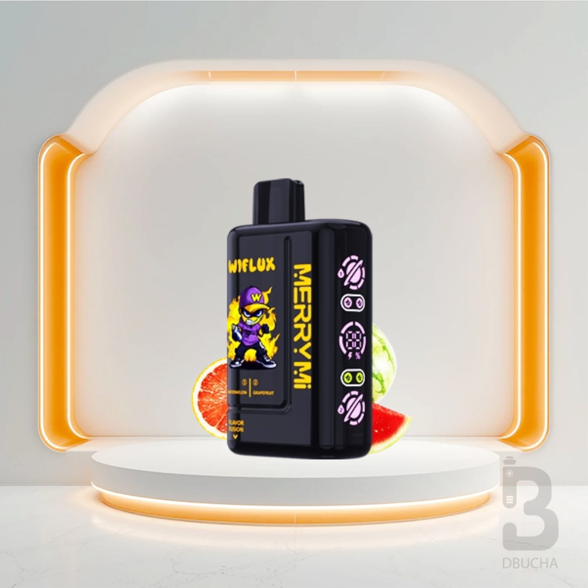Jednorazówki - E papieros - Polska - MerryMi - Wiflux - 24K - Watermelon & Grapefruit - Najtańsze
