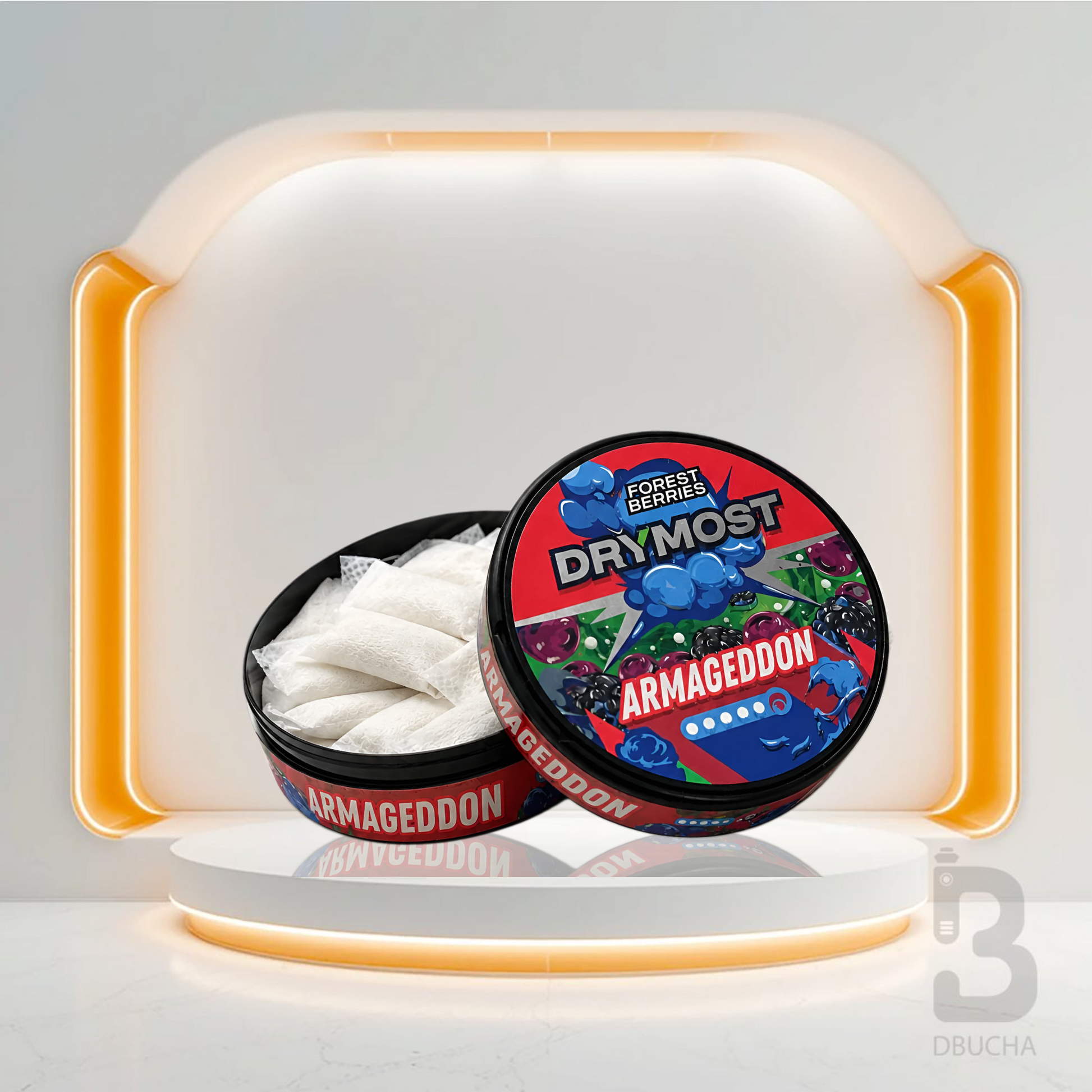 Drymost Armageddon Forest Berries 36mg saszetki nikotynowe - Snus – 22 szt.