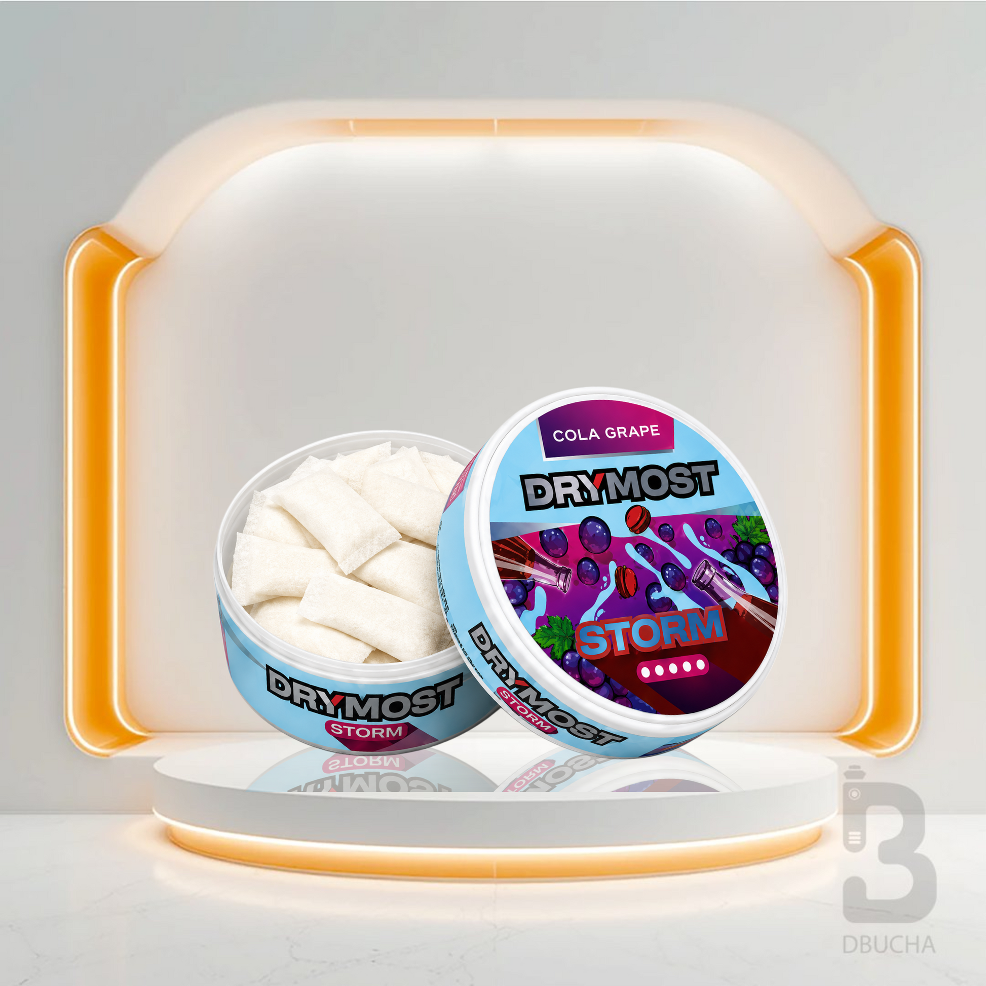 Drymost Storm Cola Grape 30mg saszetki nikotynowe - Snus – 22 szt.