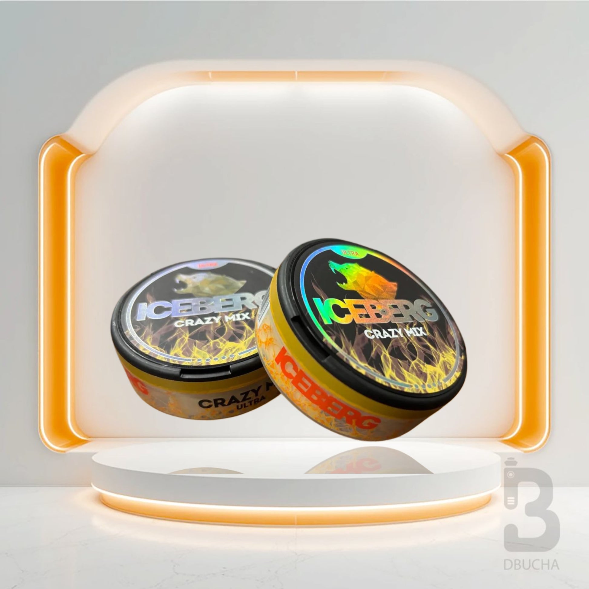 Paczka 20 Saszetek - Saszetki Nikotynowe - Polska - Snus - ICEBERG - 40mg - Crazy Mix - Najtańsze