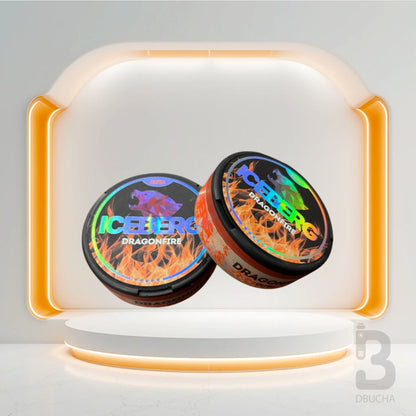 Paczka 20 Saszetek - Saszetki Nikotynowe - Polska - Snus - ICEBERG - 40mg - Dragon Fire - Najtańsze