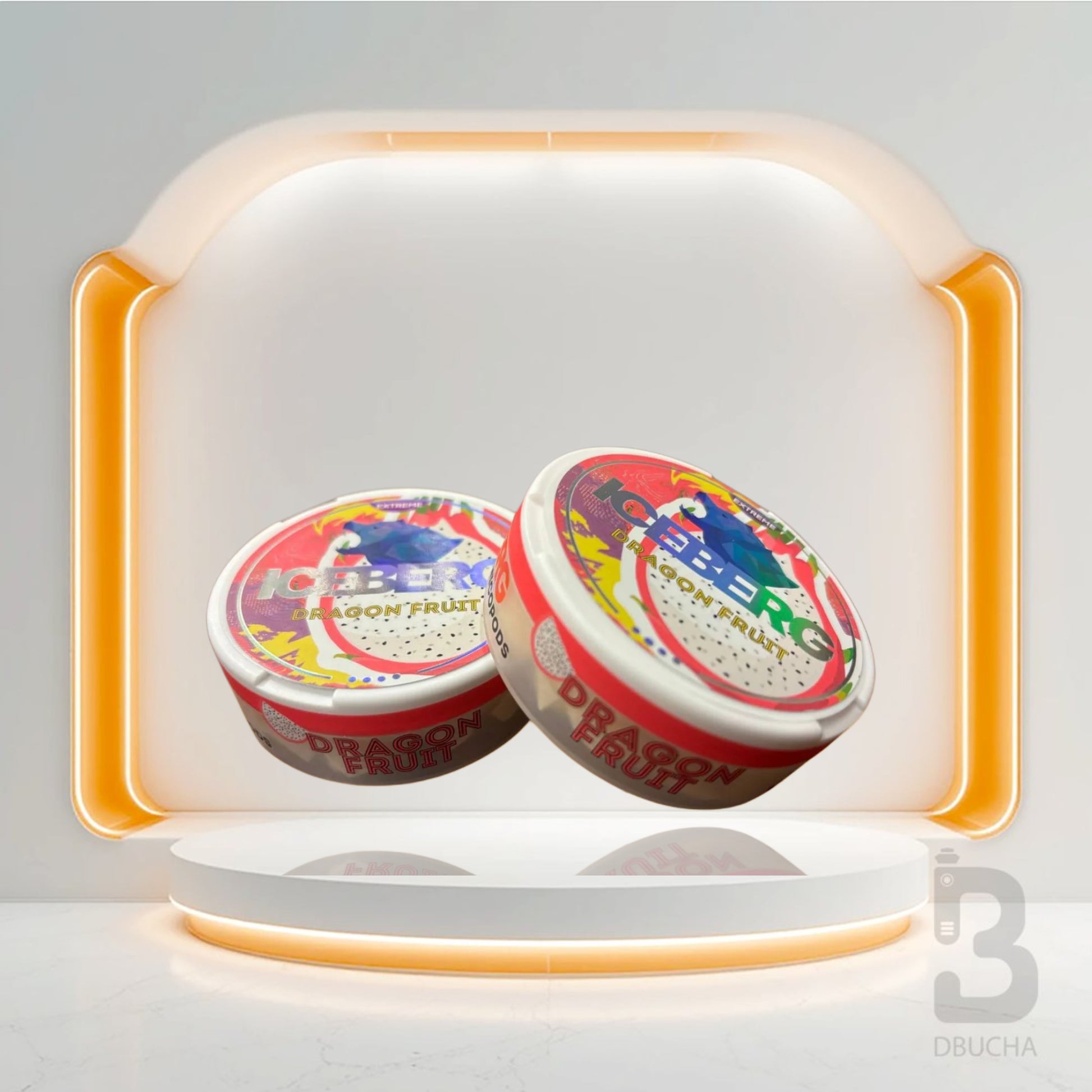 Paczka 20 Saszetek - Saszetki Nikotynowe - Polska - Snus - ICEBERG - 40mg - Dragon Fruit - Najtańsze