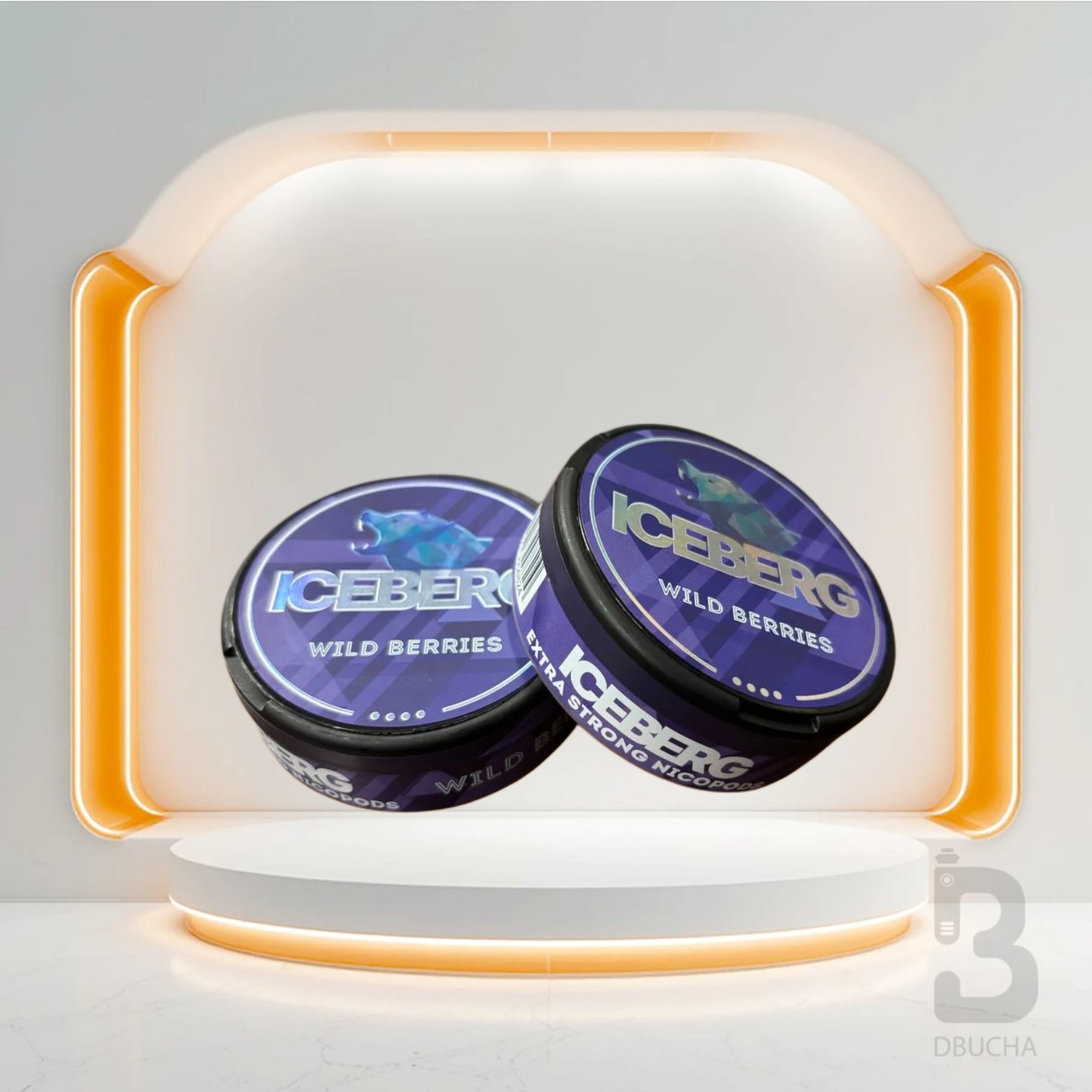 Paczka 20 Saszetek - Saszetki Nikotynowe - Polska - Snus - ICEBERG - 40mg - Wild Berries - Najtańsze