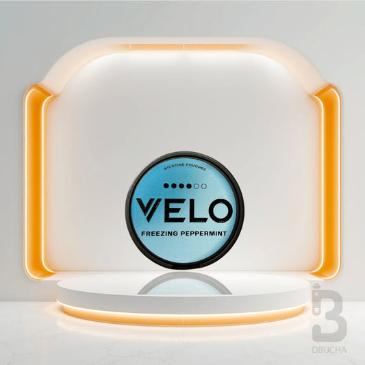 Paczka 20 Saszetek - Saszetki Nikotynowe - Polska - Snus - VELO - 10.9mg - Freezing Peppermint - Najtańsze