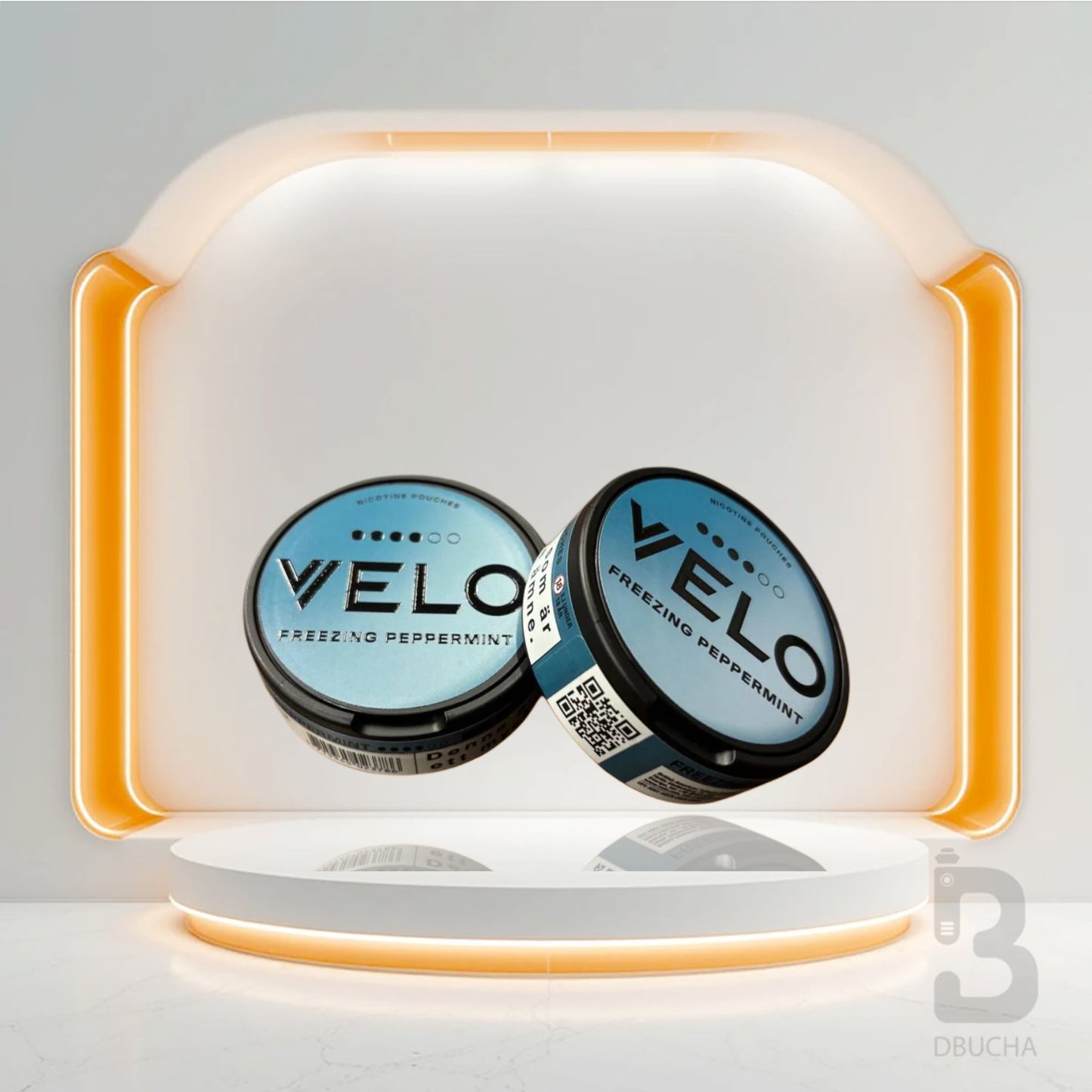 Paczka 20 Saszetek - Saszetki Nikotynowe - Polska - Snus - VELO - 10.9mg - Freezing Peppermint - Najtańsze