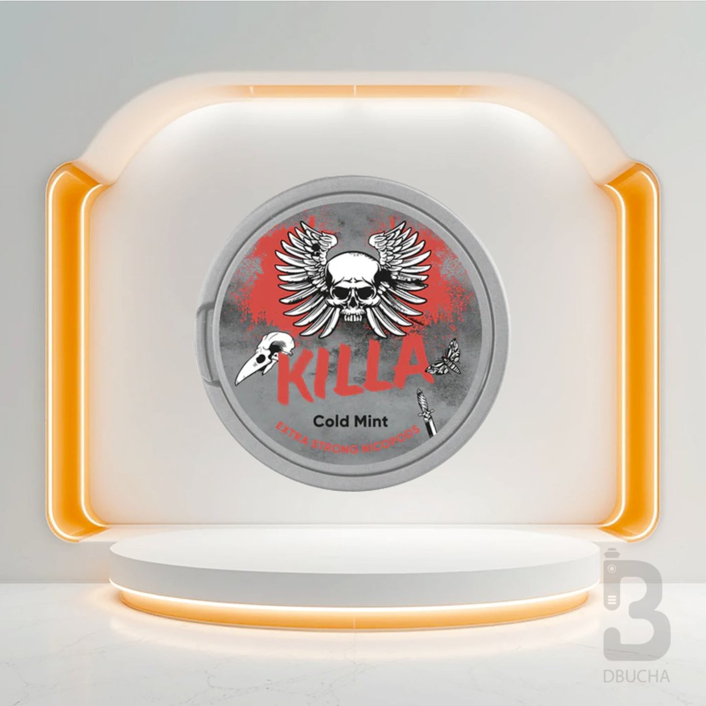 Paczka 20 Saszetek - Saszetki Nikotynowe - Polska - Snus - KILLA - 12.8mg - Cold Mint - Najtańsze