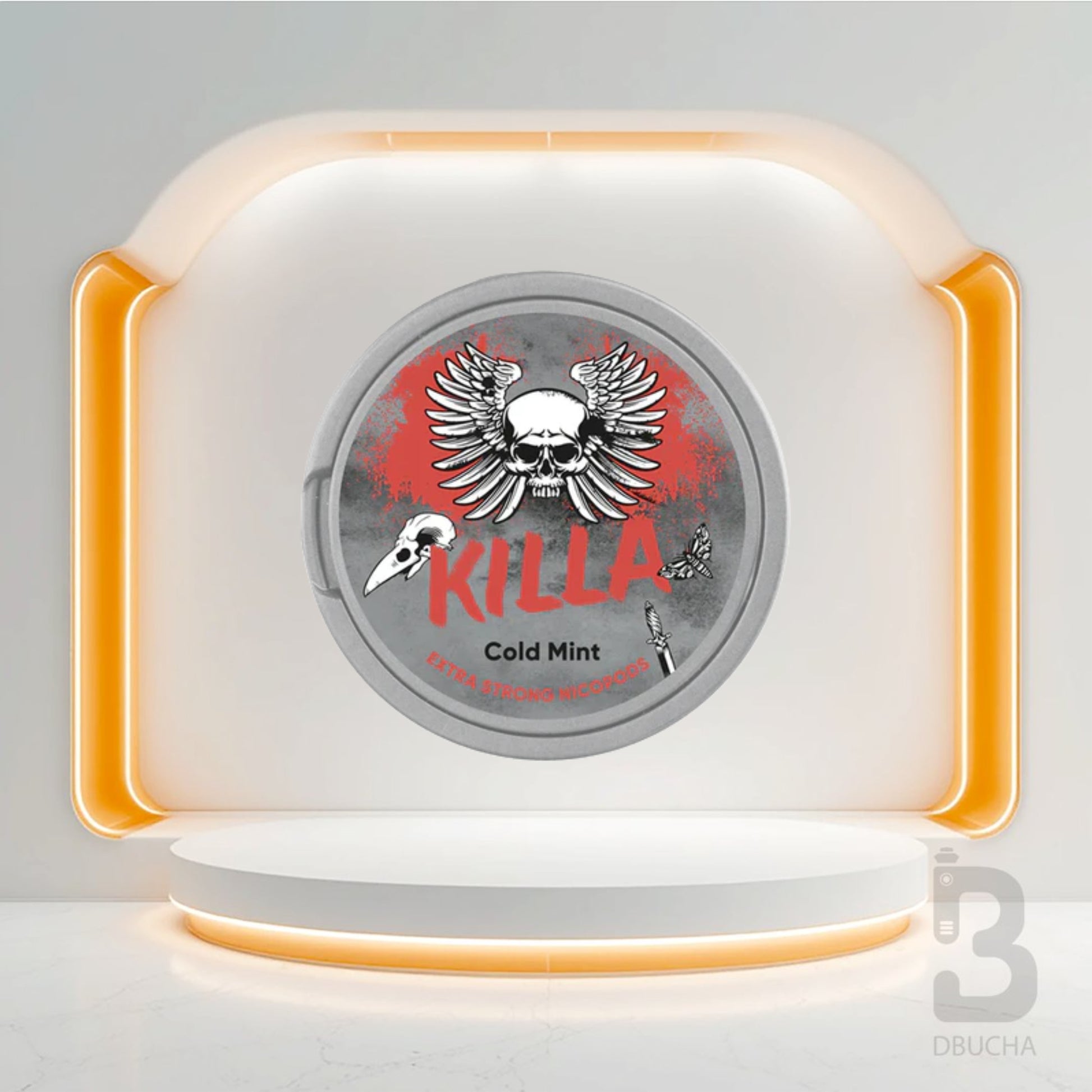 Paczka 20 Saszetek - Saszetki Nikotynowe - Polska - Snus - KILLA - 12.8mg - Cold Mint - Najtańsze