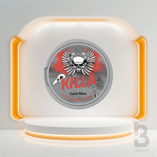 Paczka 20 Saszetek - Saszetki Nikotynowe - Polska - Snus - KILLA - 12.8mg - Cold Mint - Najtańsze