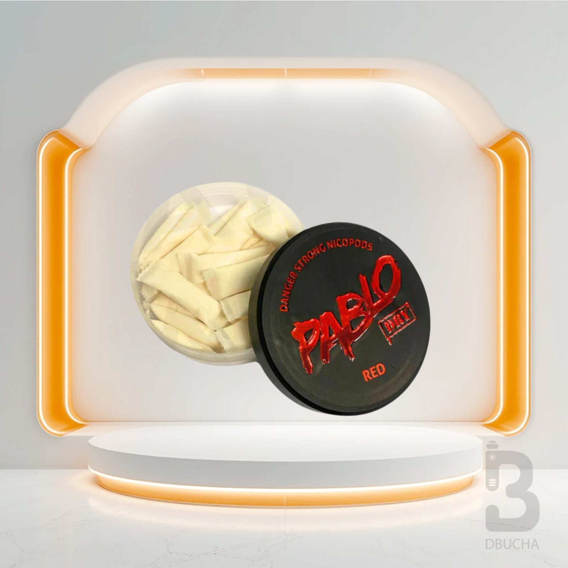 Paczka 20 Saszetek - Saszetki Nikotynowe - Polska - Snus - PABLO - 24mg - Dry Red (open) - Najtańsze