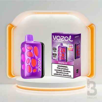 Jednorazówki - E papieros - Vozol - Rave - 40K - Grape Ice - Najtańsze