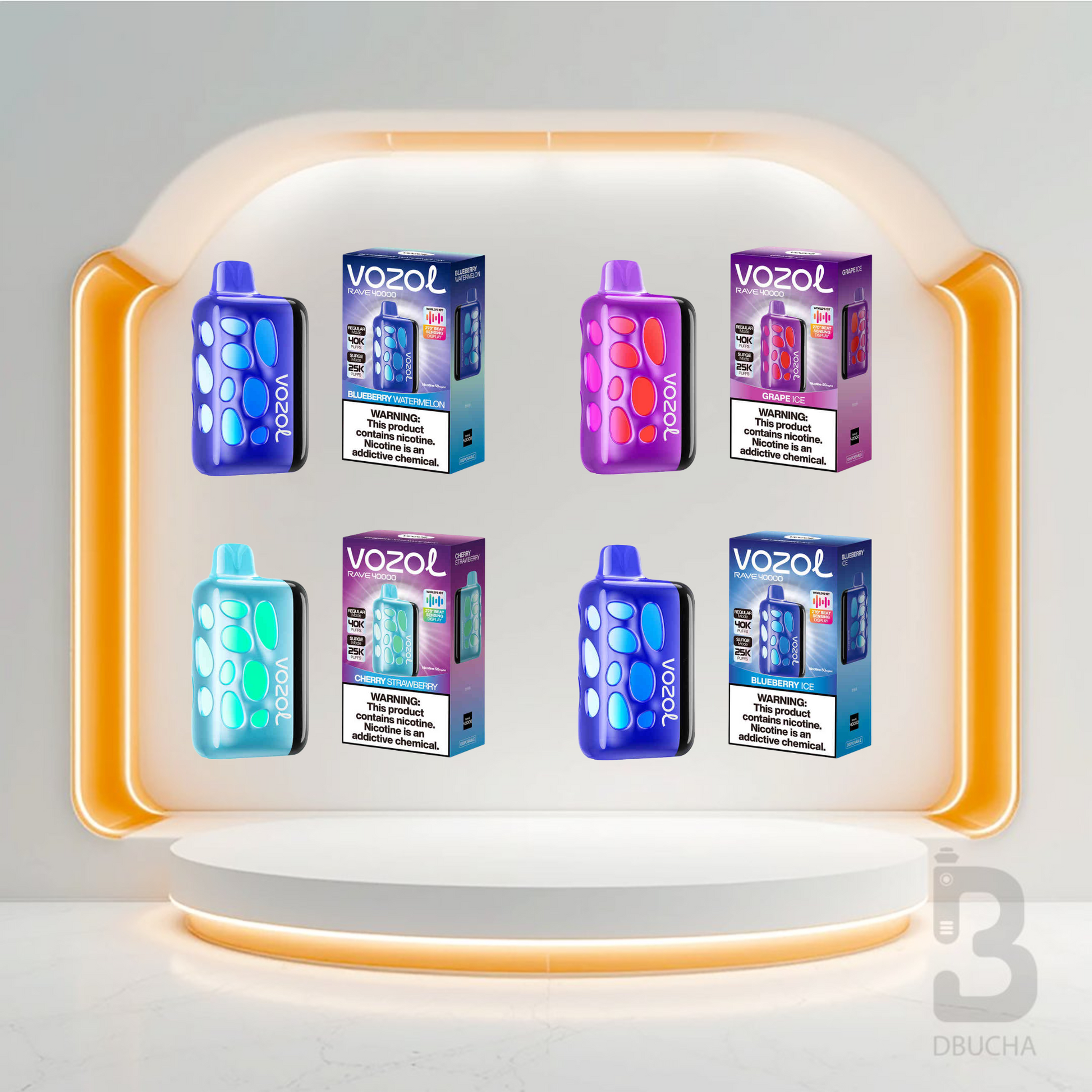 Jednorazówki - E papieros - Vozol - Rave - 40K - Mix - Najtańsze