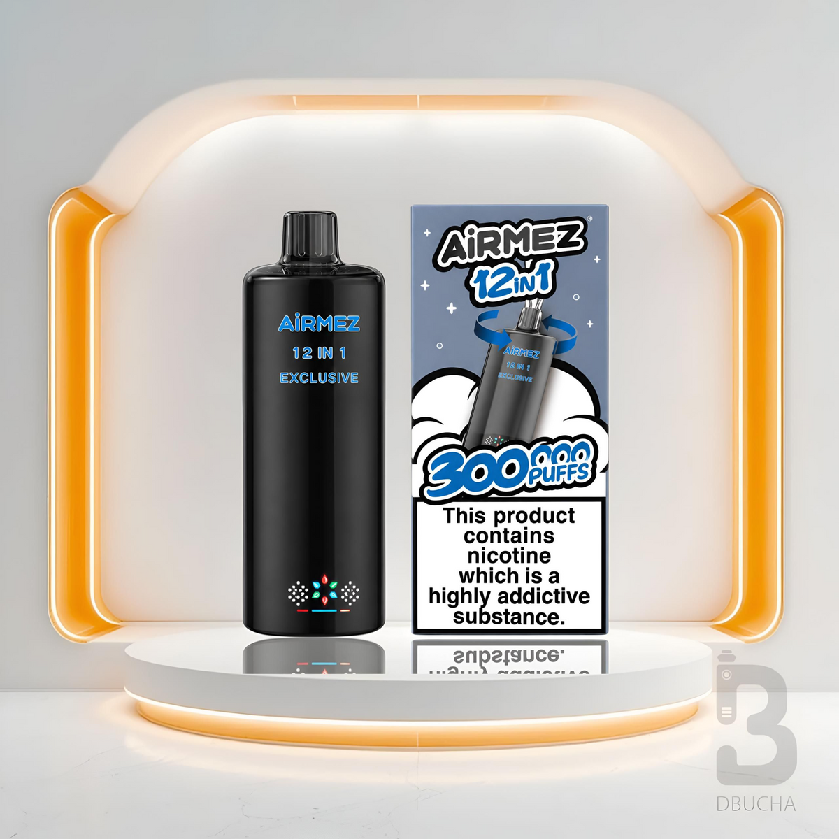 Jednorazówki AiRMEZ Exclusive | 12 w 1 | 300K - E papieros 2%