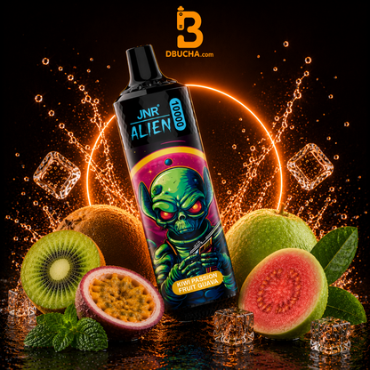 Jednorazówki KIWI PASSION FRUIT GUAVA -  JNR Alien 10K