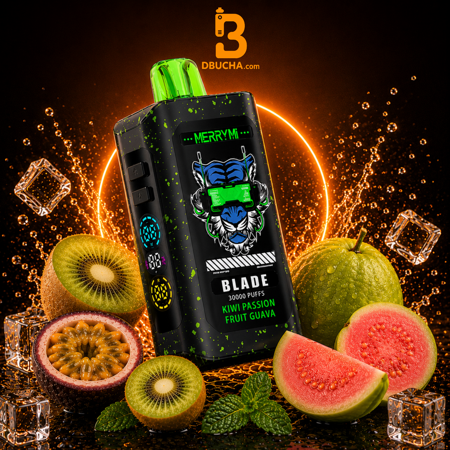 Jednorazówki KIWI PASSION FRUIT GUAVA - MerryMi Blade 30K