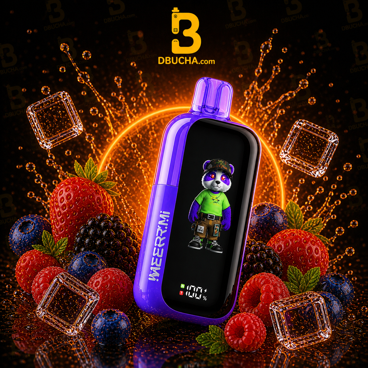Jednorazówka MerryMi Panda-X 40K Mixed Berries