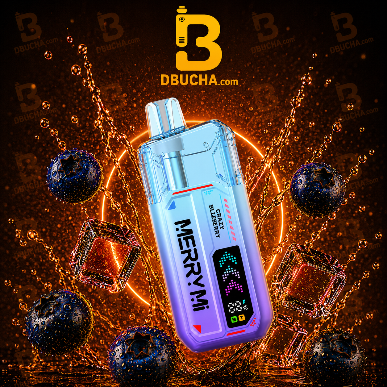 Jednorazówka MerryMi Mecha-X 28K smak Crazy Blueberry