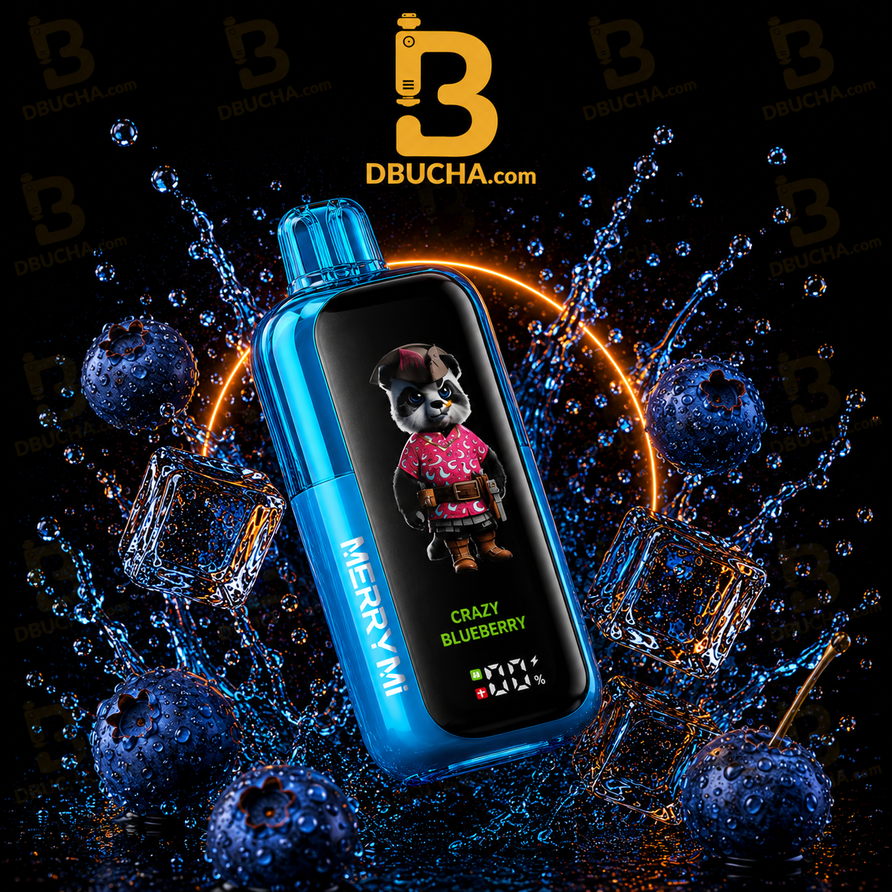 Jednorazówka MerryMi Panda-X 40K smak Crazy Blueberry