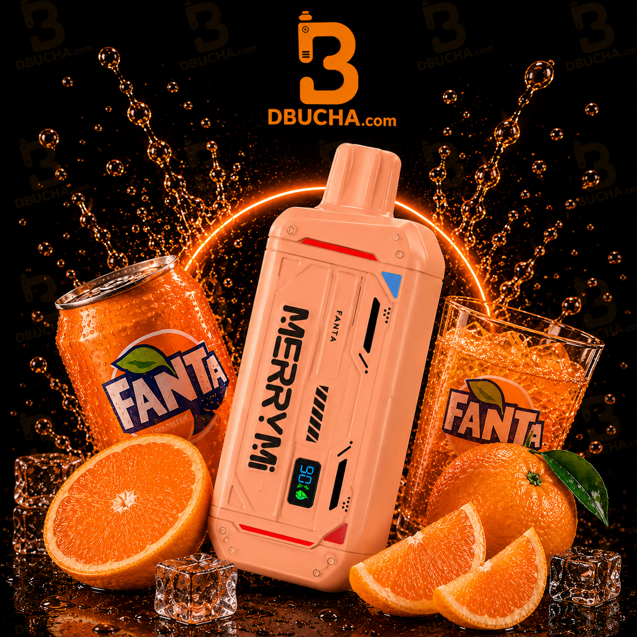 Jednorazówka MerryMi M-Mecha 16K Fanta