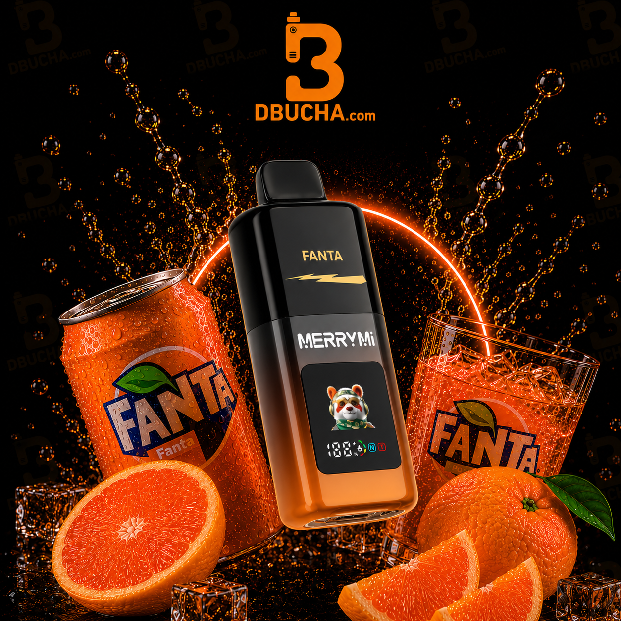 Jednorazówka MerryMi Mecha Pro 35K Fanta