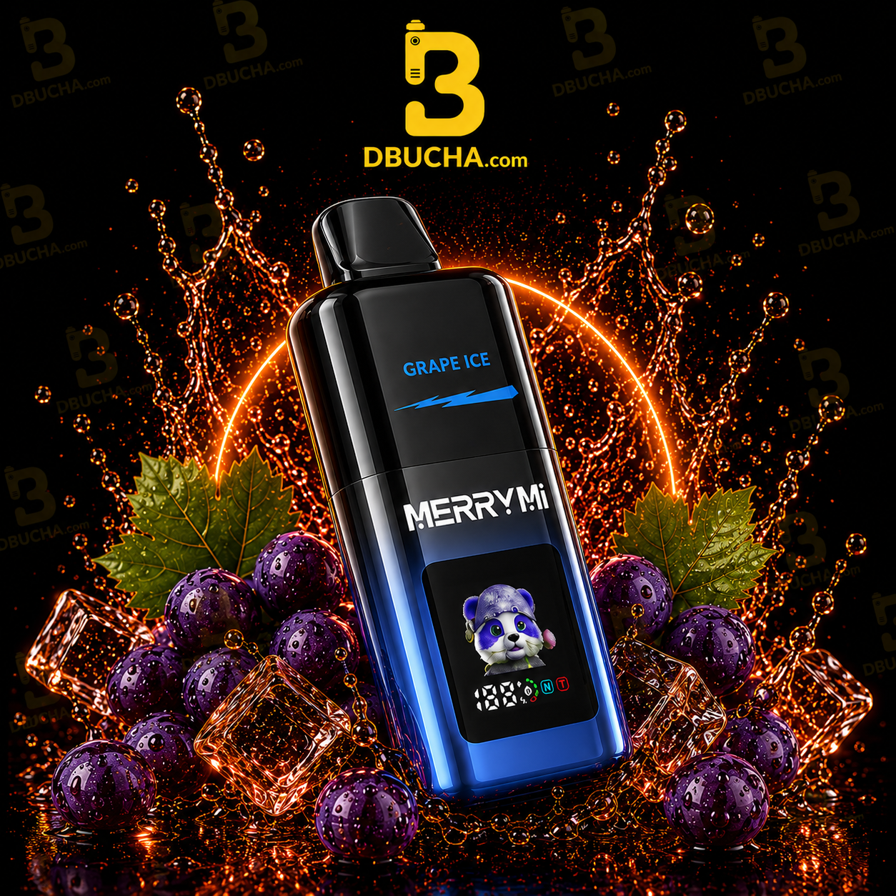 Jednorazówka MerryMi Mecha Pro 35K smak Grape Ice