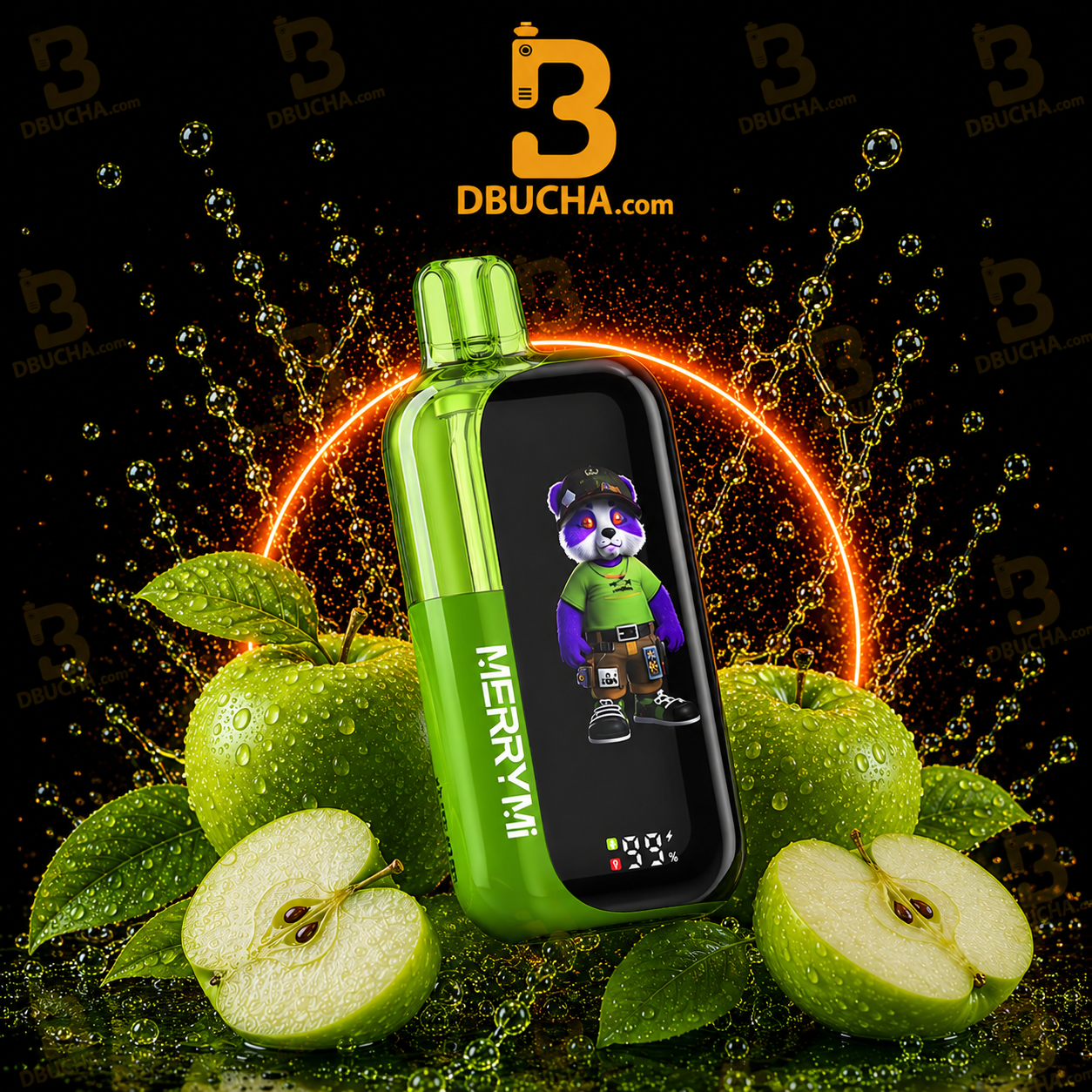 Jednorazówka MerryMi Panda-X 40K smak Green Apple