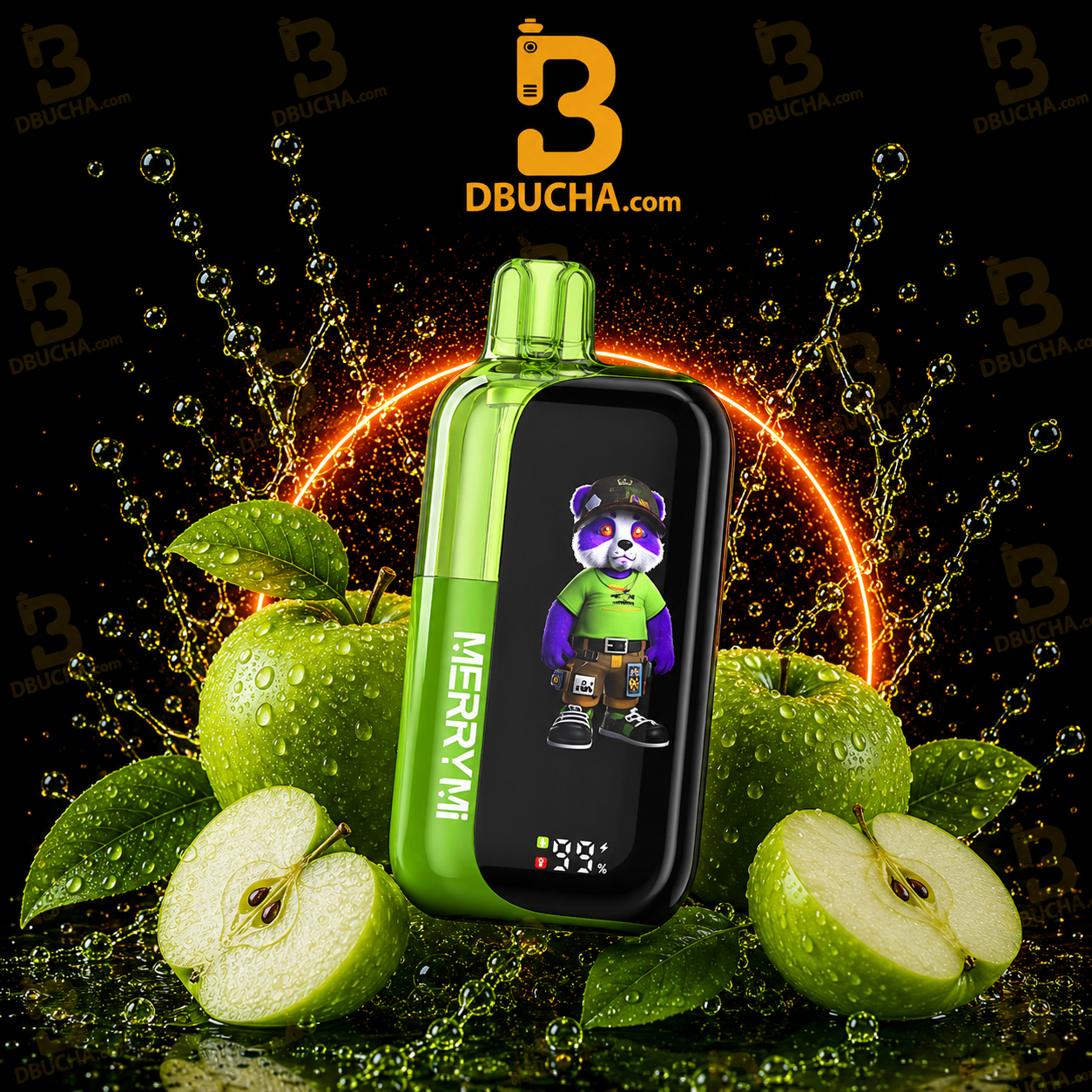 Jednorazówka MerryMi Panda-X 40K Green Apple
