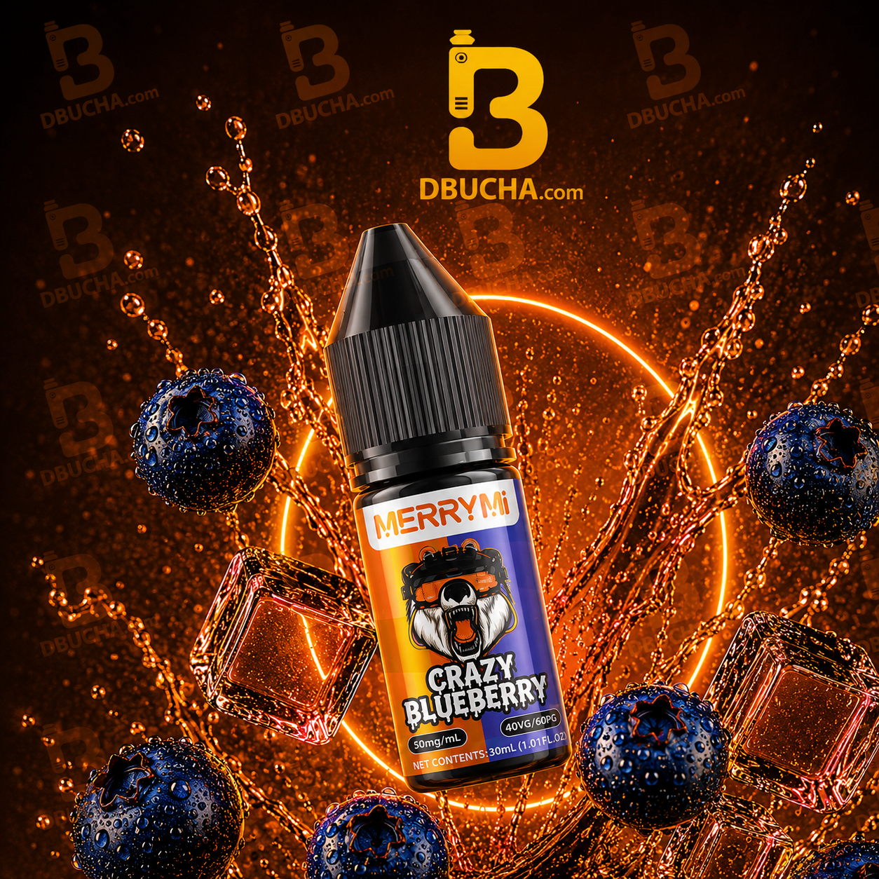 Liquidy CRAZY BLUEBERRY - MerryMi Salts 30ml