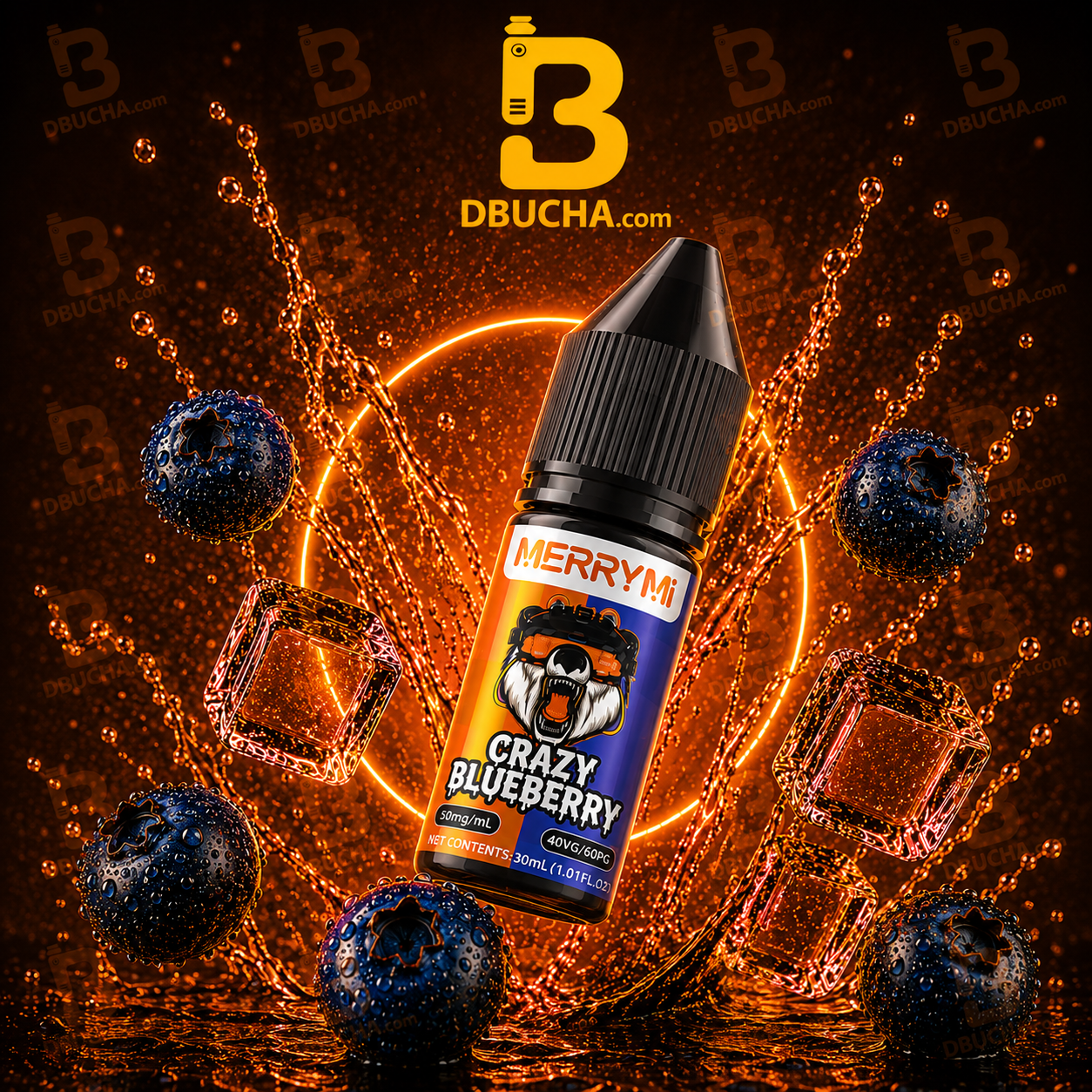 Liquid MerryMi Salts Crazy Blueberry 30ml