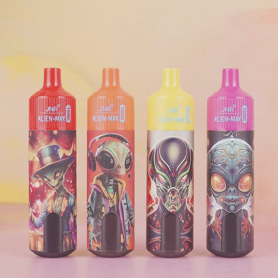 Jednorazówki - E papieros - Polska - JNR - Alien Max - 18K - Video - Najtańsze 
