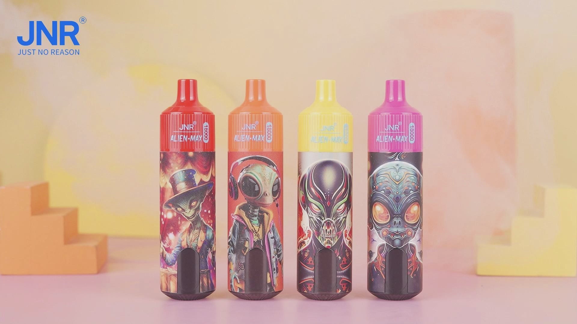 Jednorazówki - E papieros - Polska - JNR - Alien Max - 18K - Video - Najtańsze 