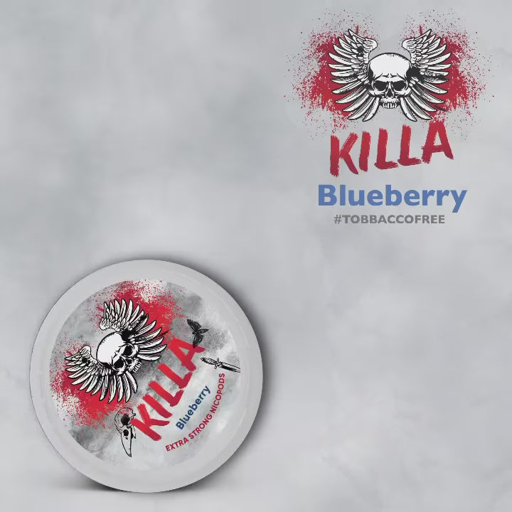 Paczka 20 Saszetek - Saszetki Nikotynowe - Polska - Snus - KILLA - 12.8 - Video - Najtańsze